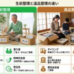 生前整理と遺品整理の違いとは？鹿児島のプロが解説