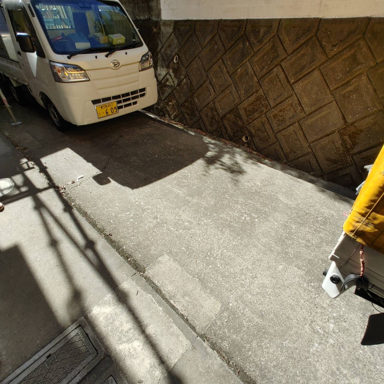 搬出完了後の通路